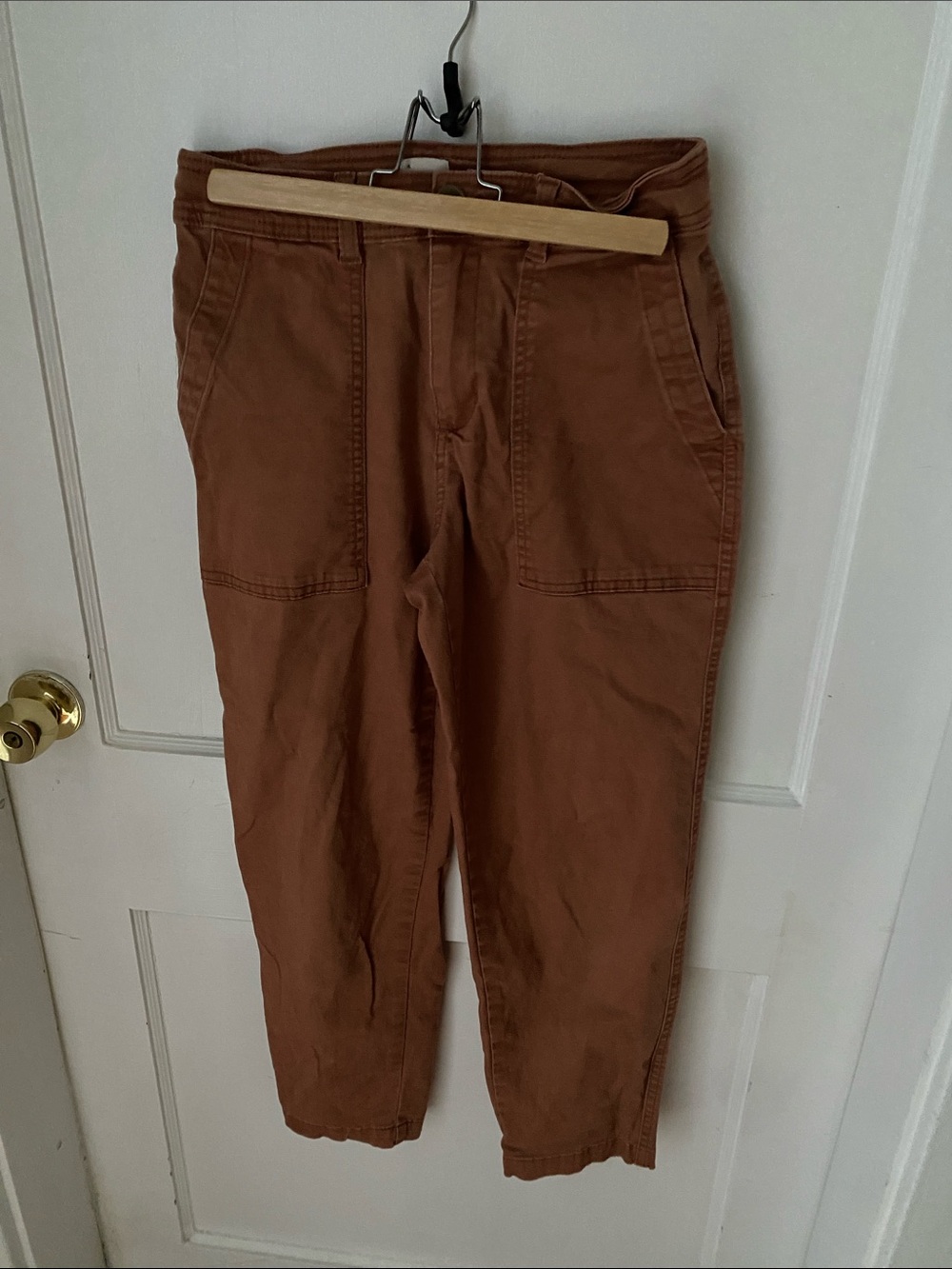 a new day Women's Skinny Utility Pants - Rust Brown